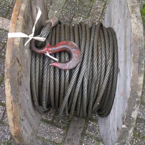 17 meter staalkabel 16,3 mm tirfor kabel (A4)19